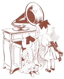 Sml girls ad Auxetophone 1908